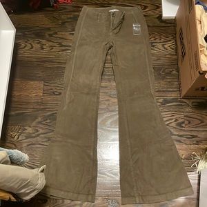 Corduroy flare pants